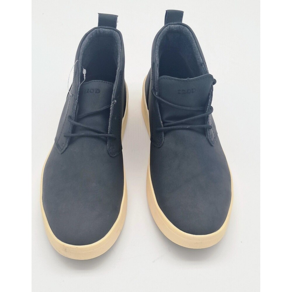 Izod Palmer Boots Men's 8 Black Chukka Memory Foam Shoes